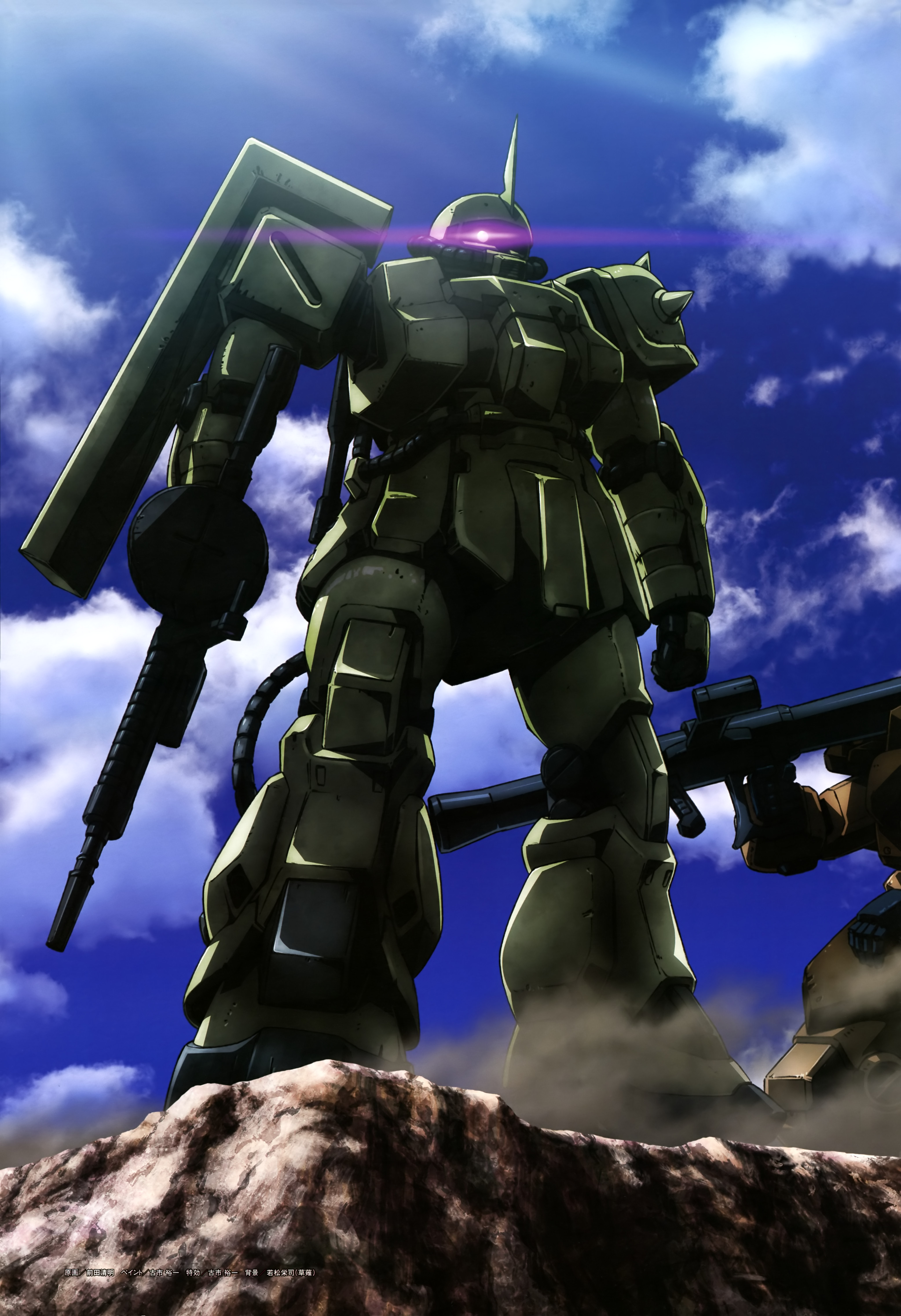 Gundam Gundam 0083 Ms 06 Zaku Ii Gun Mecha 771683 Yande Re